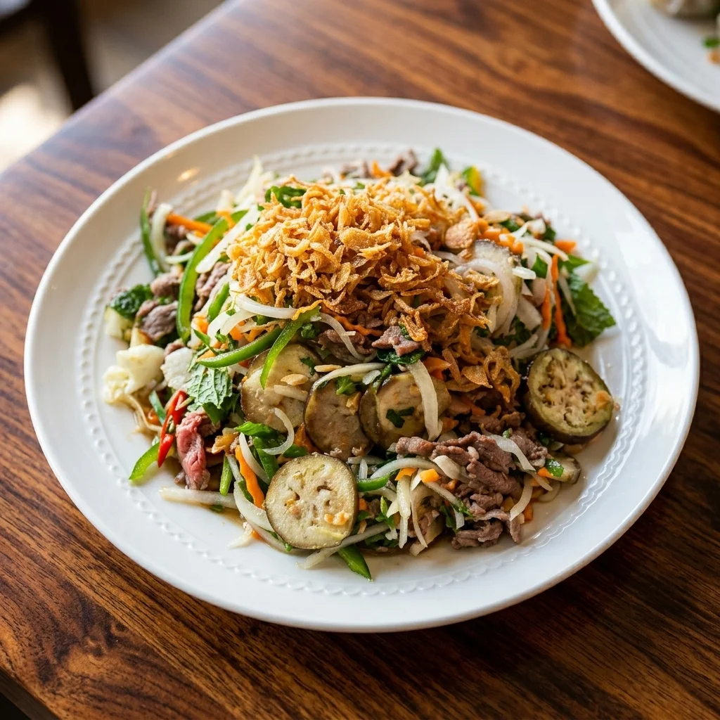 Vietnamese dish at T&Q VietMeal Restaurant Saskatoon